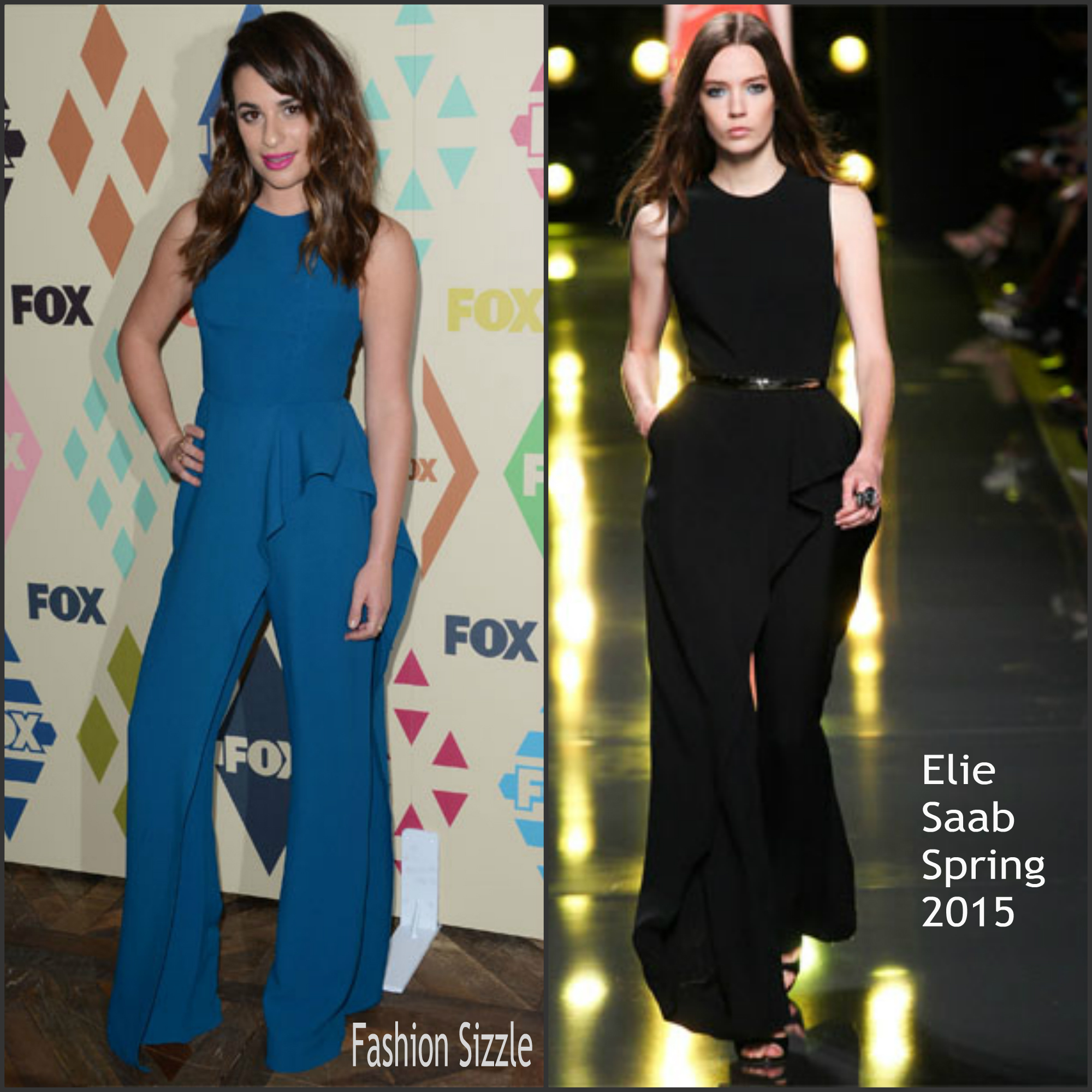 lea-michele-in-elie-saab-fox-all-star-party