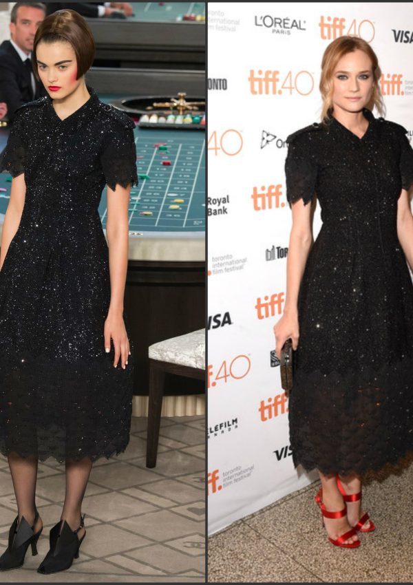 Diane Kruger In Chanel Couture  At ‘Sky’ Toronto Film Festival Photocall