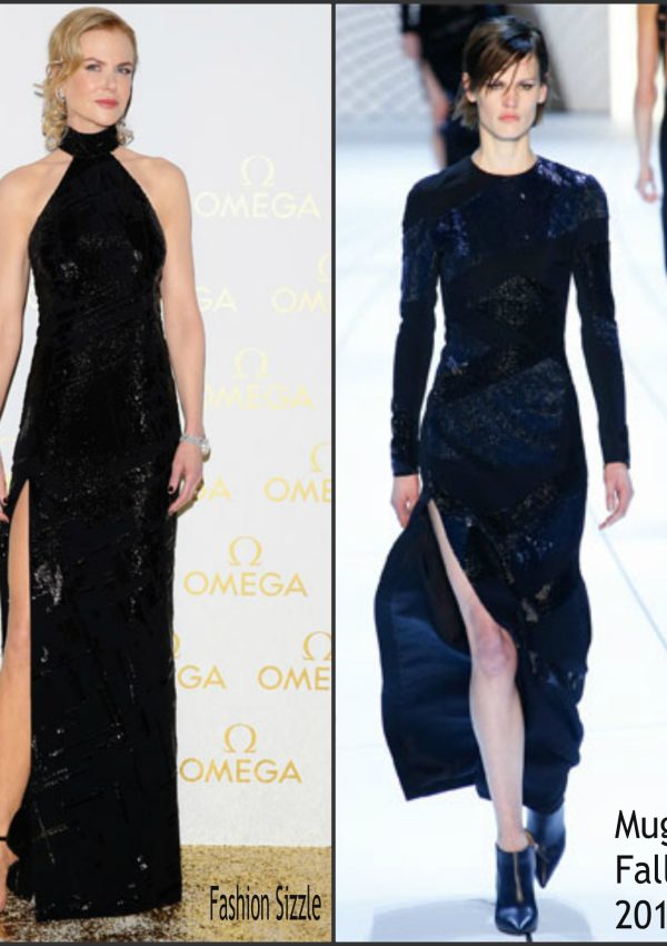 Nicole Kidman In  Mugler – OMEGA ‘Her Time’ Exhibition Opening Gala Dinner