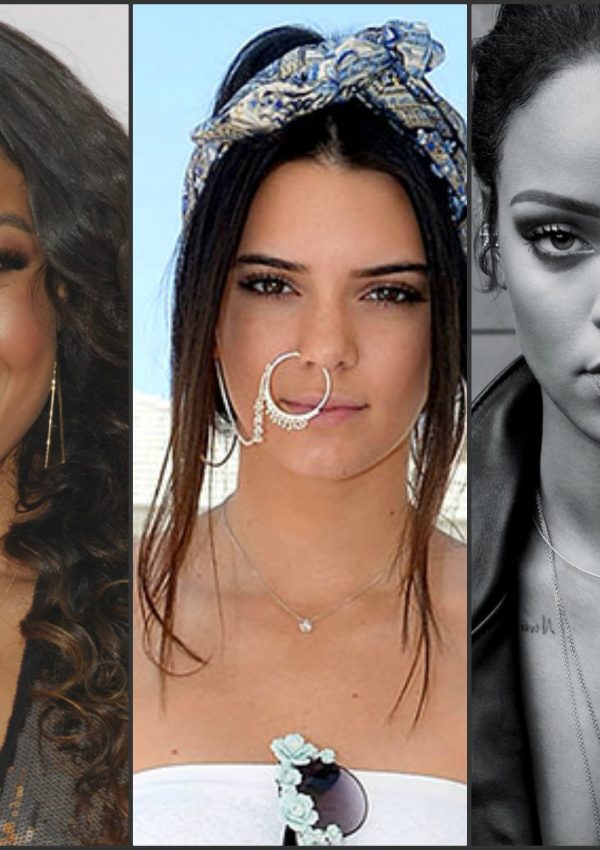 Celebrities with nose and septum Rings