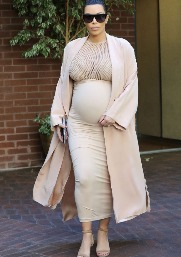 Kim Kardashian  pregnant – Out in Beverly Hills