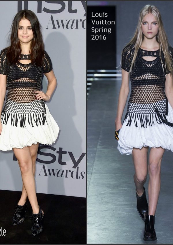 Selena Gomez In Louis Vuitton  At   the 2015 InStyle Awards