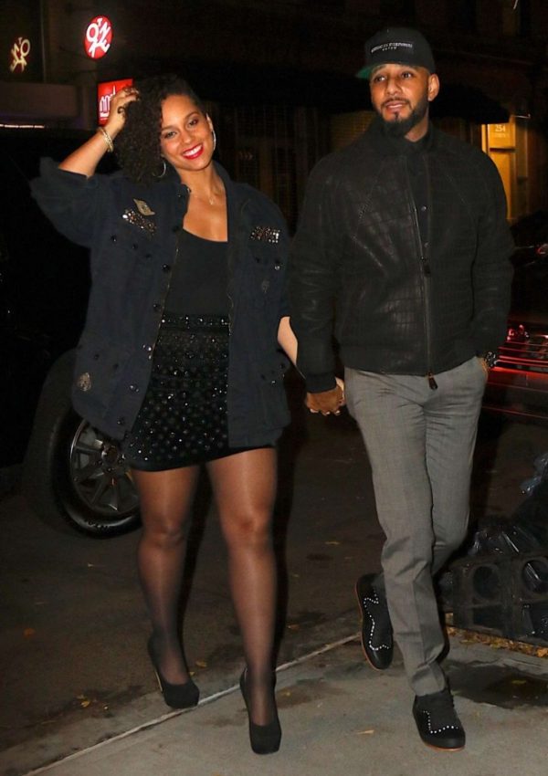Alicia Keys and Swizz Beatz  spotted- Out In New York