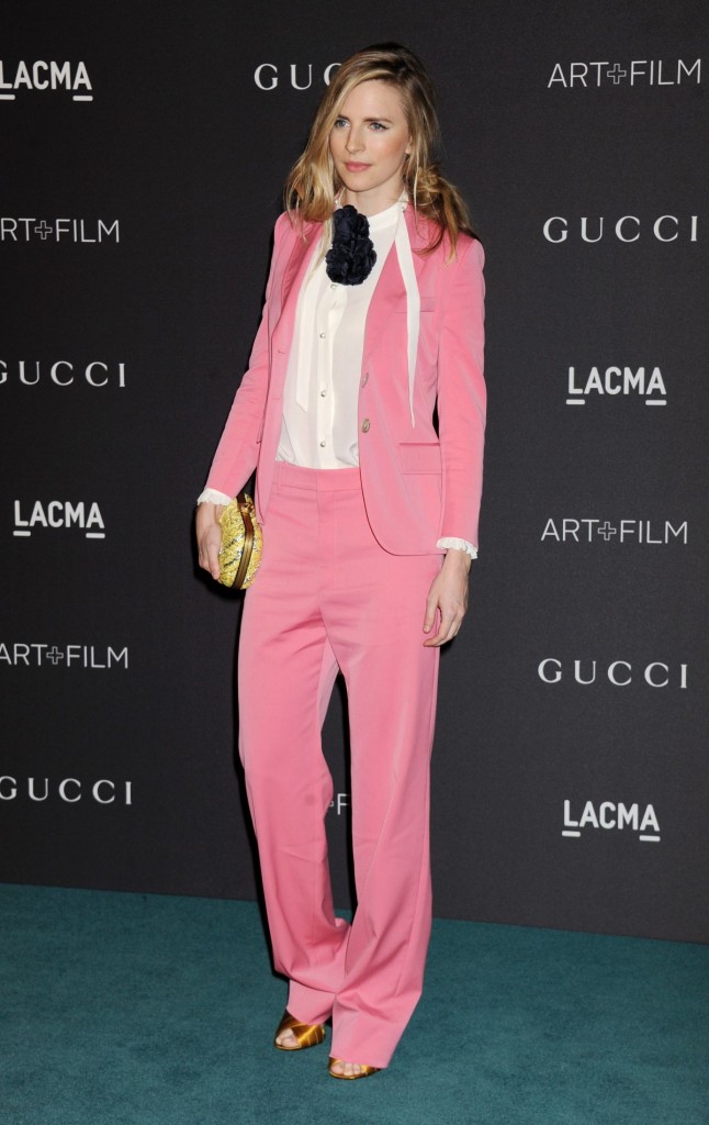 Brit Marling In Gucci At The LACMA 2015 Art+Film Gala - Fashionsizzle