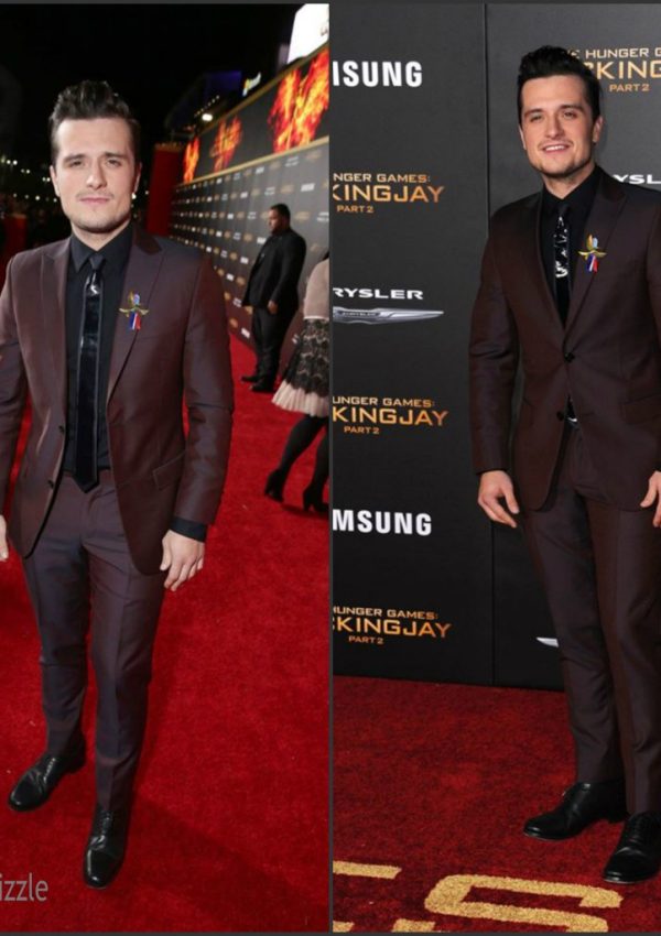 Josh Hutcherson  In ZEGNA –  ‘The Hunger Games: Mockingjay – Part 2’ LA Premiere