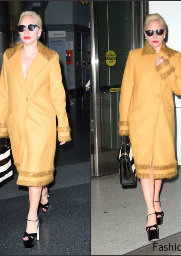 Lady Gaga – Arriving to JFK in NY