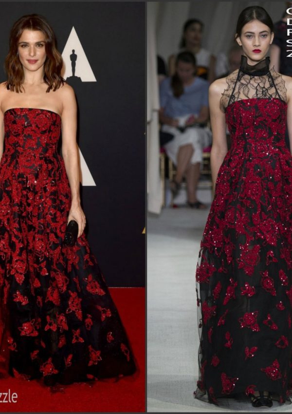 Rachel Weisz In Oscar de la Renta – Academy Of Motion Picture Arts And Sciences’ 7th Annual Governors Awards