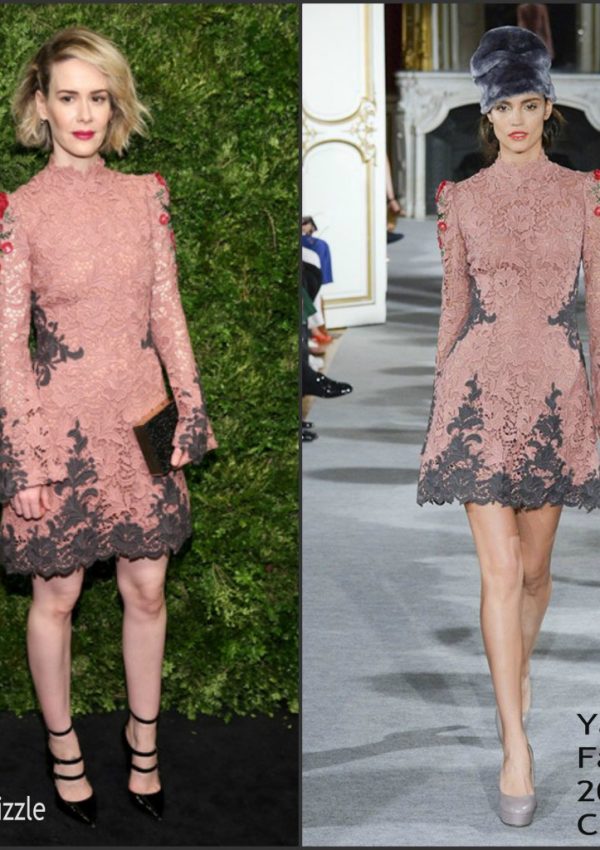 Sarah Paulson In Yanina Couture  AT -The Museum of Modern Art’s 8th Annual Film Benefit Honoring Cate Blanchett