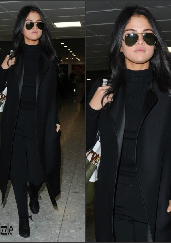 Selena Gomez at London’s Heathrow Airport, November 2015