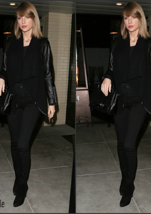 Taylor Swift   spotted leaving Palm Restaurant in Beverly Hills