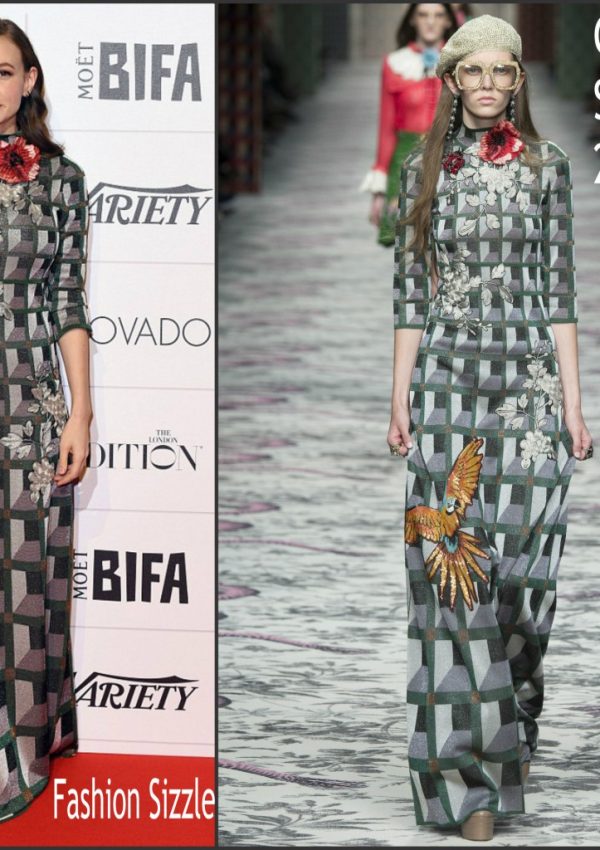 Carey Mulligan In Gucci  AT 2015 British Independent Film Awards