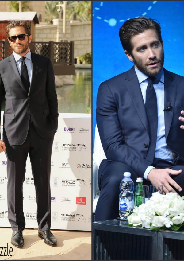 Jake Gyllenhaal In Salvatore Ferragamo – 12th annual Dubai International Film Festival