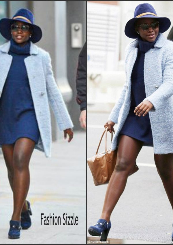 Lupita Nyong’o spotted arriving for a matinee performance of “Eclipsed” at the Public Theater in NYC.
