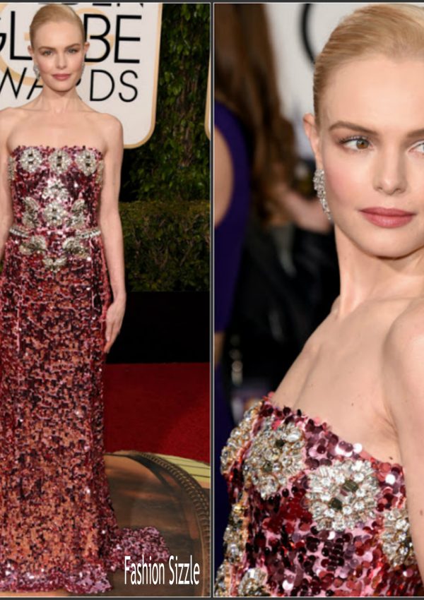 Kate Bosworth in Dolce & Gabbana at the  2016 Golden Globe Awards