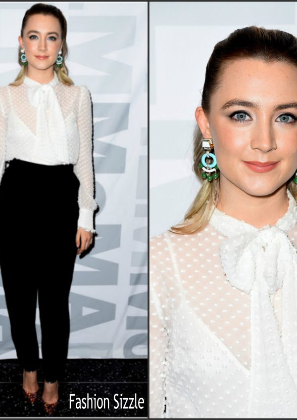 Saoirse Ronan  in Laura  Basci – ‘Brooklyn’  Museum of Modern Art  New York Screening