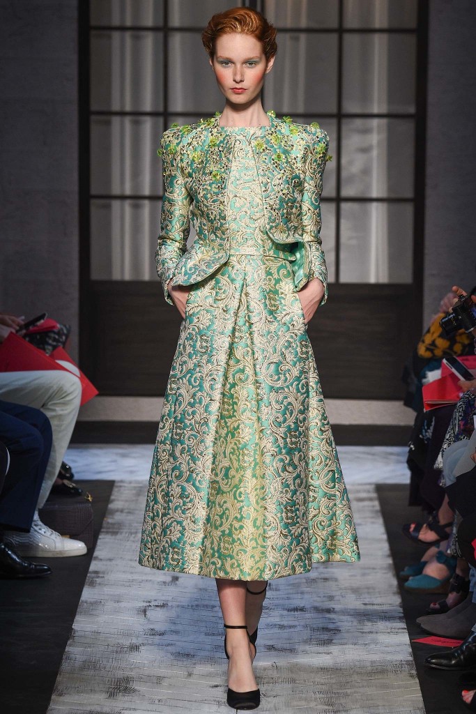 Emmy Rossum in Schiaparelli Couture – ‘Billions’ Series New York Premiere
