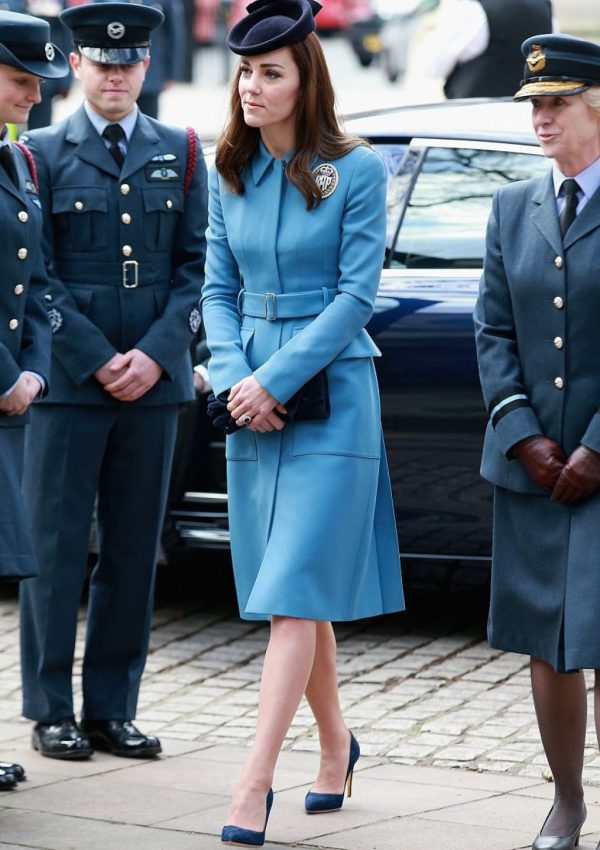 Duchess Kate Middleton In  Alexander McQueen – 75th anniversary of the RAF Air Cadets