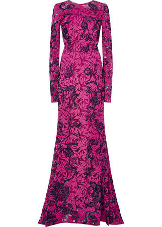 first-lady-michelle-obama-oscar-de-la-renta-windsor-castle