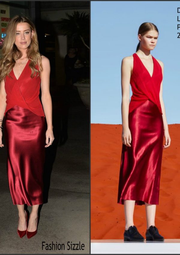 Amber Heard in Dion Lee at The Adderall Diaries LA Screening