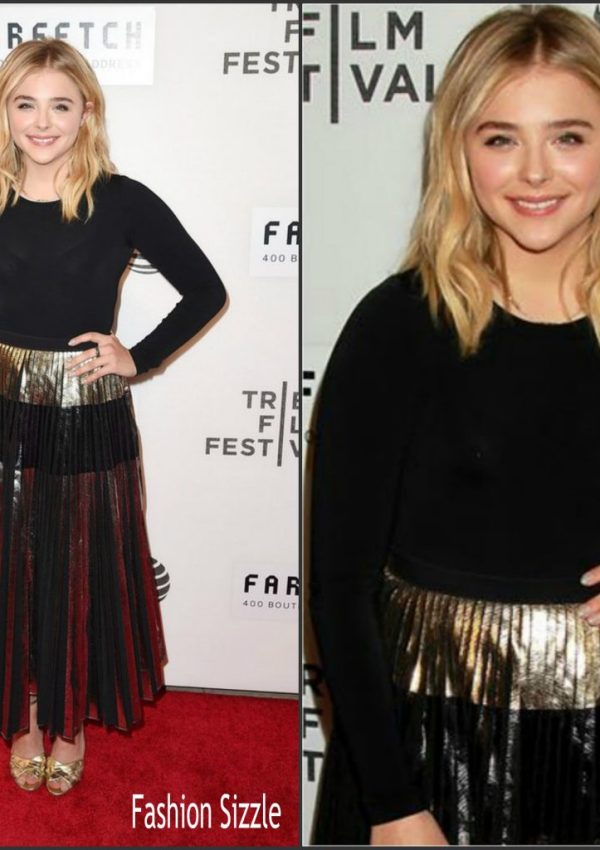 Chloe Moretz in Proenza Schouler at ‘The First Monday in May’ 2016 Tribeca Film Festival Premiere