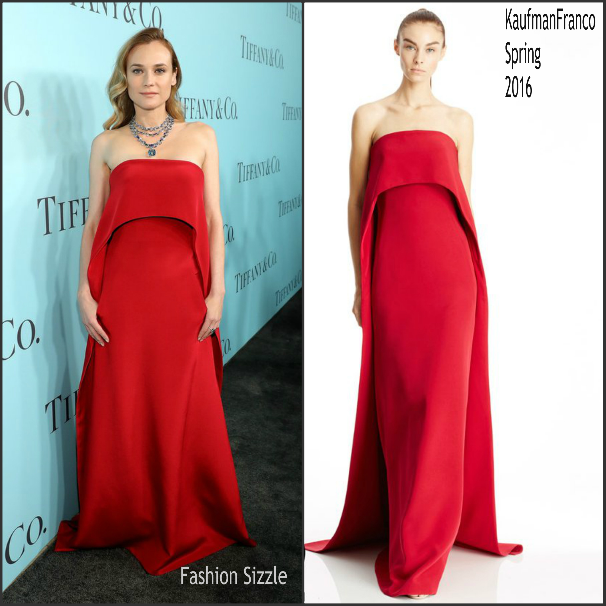 Diane Kruger In Kaufmanfranco - Tiffany & Co. Blue Book Gala in New ...