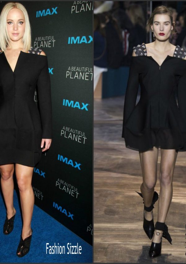 Jennifer Lawrence  In Dior  ‘A Beautiful Planet’  New York Premiere