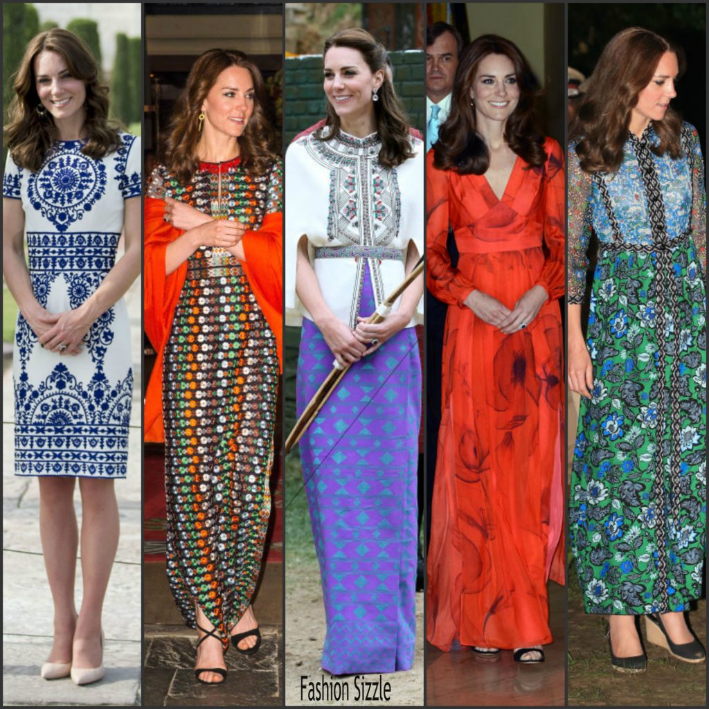 Kate Middleton outfits on Royal Tour In India and Bhutan - FASHION SIZZLE