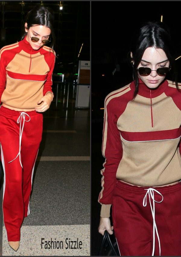 Kendall Jenner In Chloe – Airport in Paris