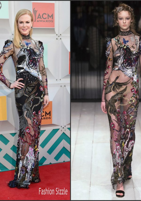 Nicole Kidman in Alexander McQueen  – 2016 Academy of Country Music Awards