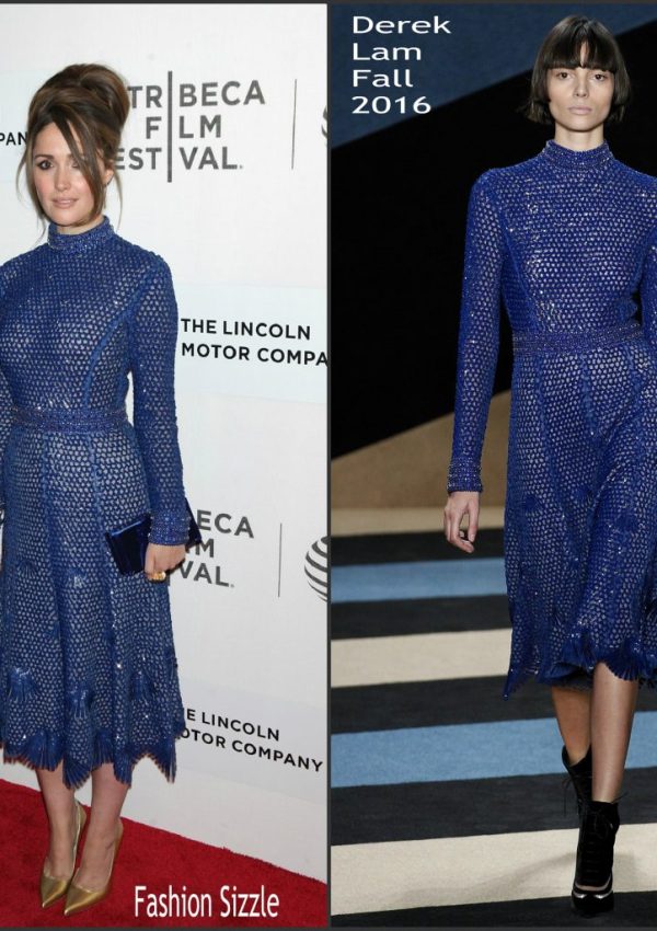 Rose Byrne in Derek Lam at ‘The Meddler’ 2016 Tribeca Film Festival Premiere