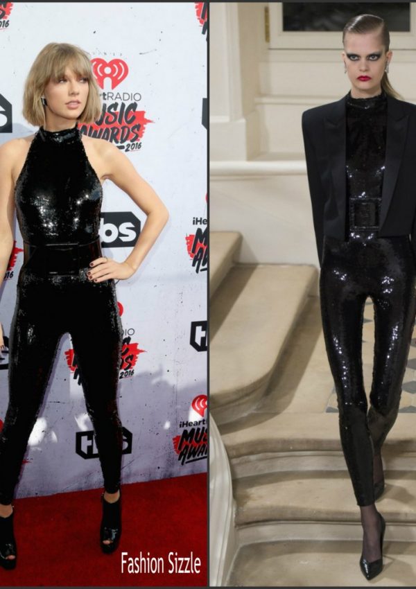 Taylor Swift in Saint Laurent  – 2016 iHeart Radio Music Awards