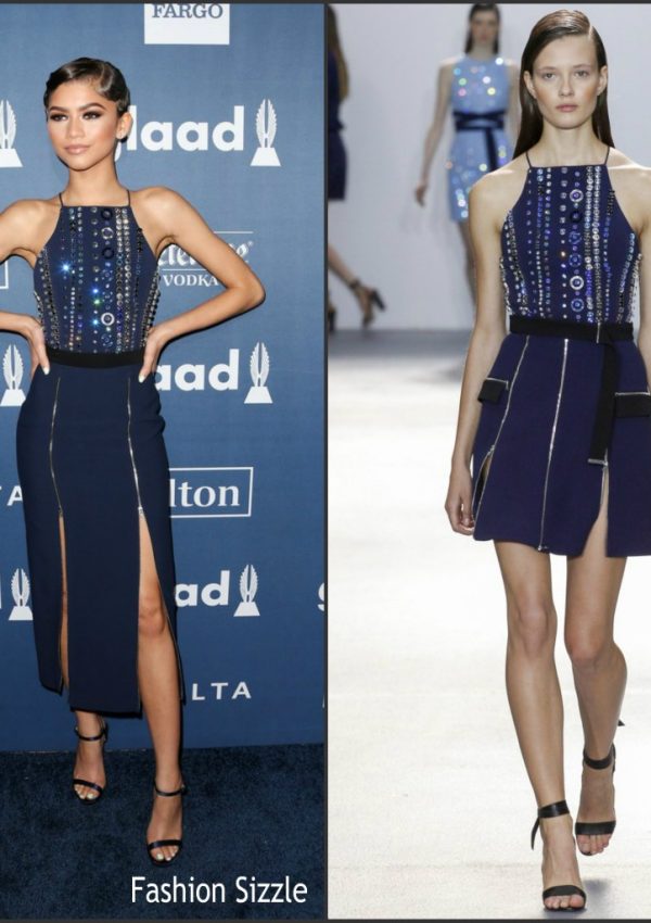 Zendaya  Coleman In David Koma – 2016 GLAAD Media Awards