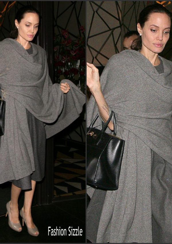 Angelina Jolie  in  Michael  Kors Collection –  Out In London