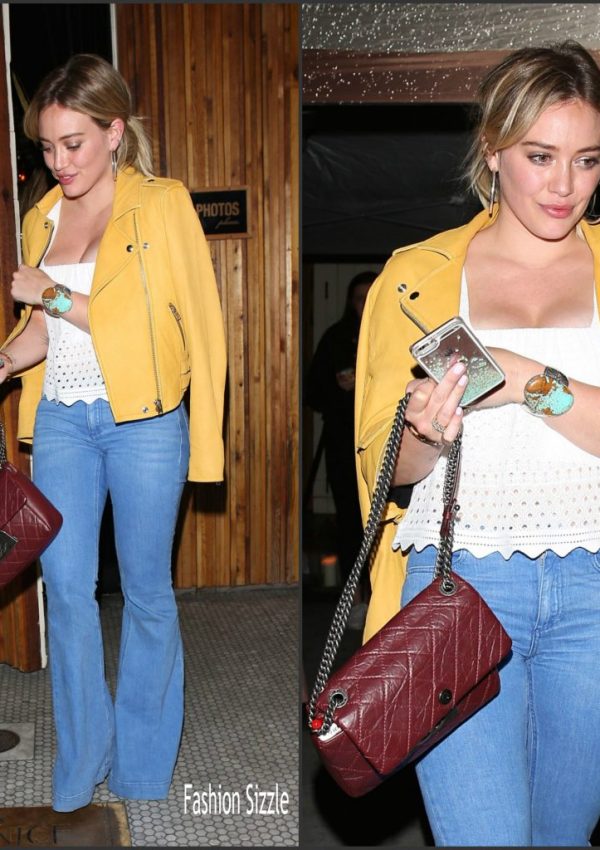 Hilary Duff  leaving The Nice Guy in West Hollywood  May 5, 2016