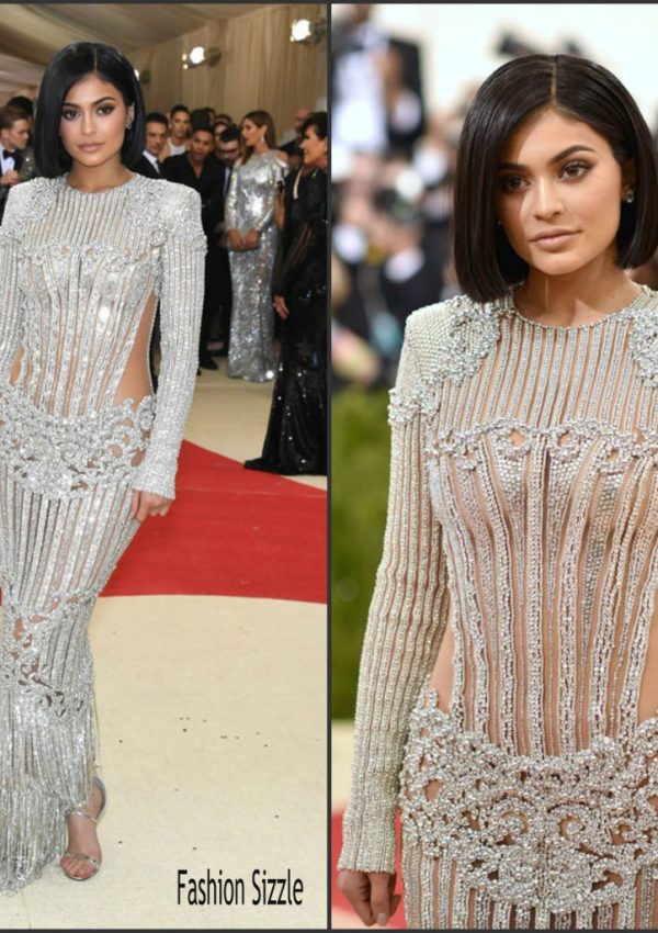 Kylie Jenner In Balmain – 2016 Met Gala