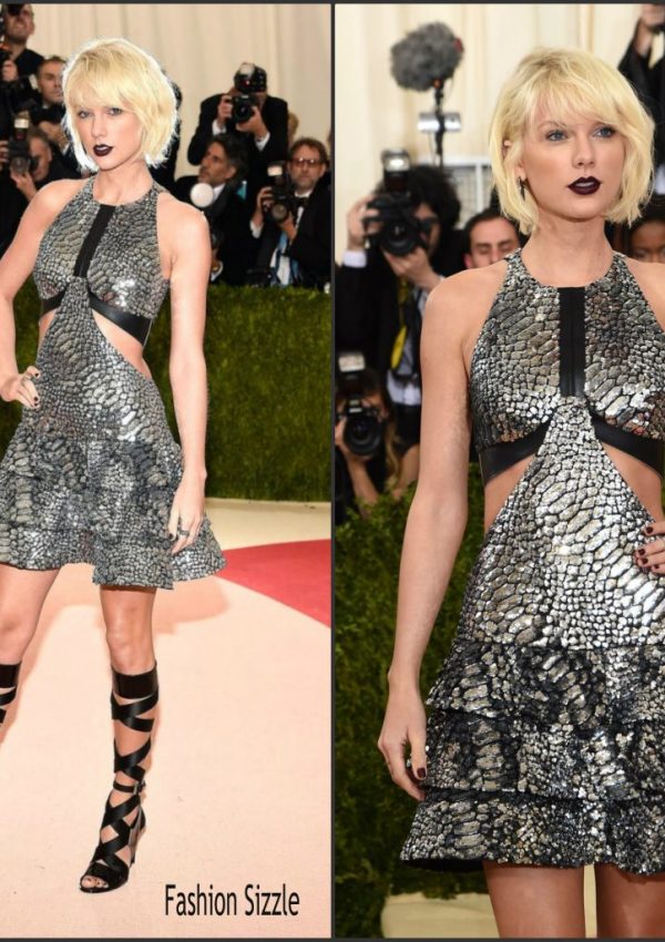 Taylor Swift in Louis Vuitton at the 2016 MET Gala