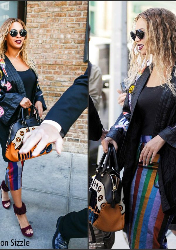 Beyoncé leaving The Greenwich Hotel in New York