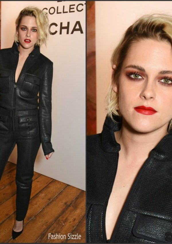 Kristen Stewart  In Chanel  at  Chanel’s Le Rouge  Makeup Launch