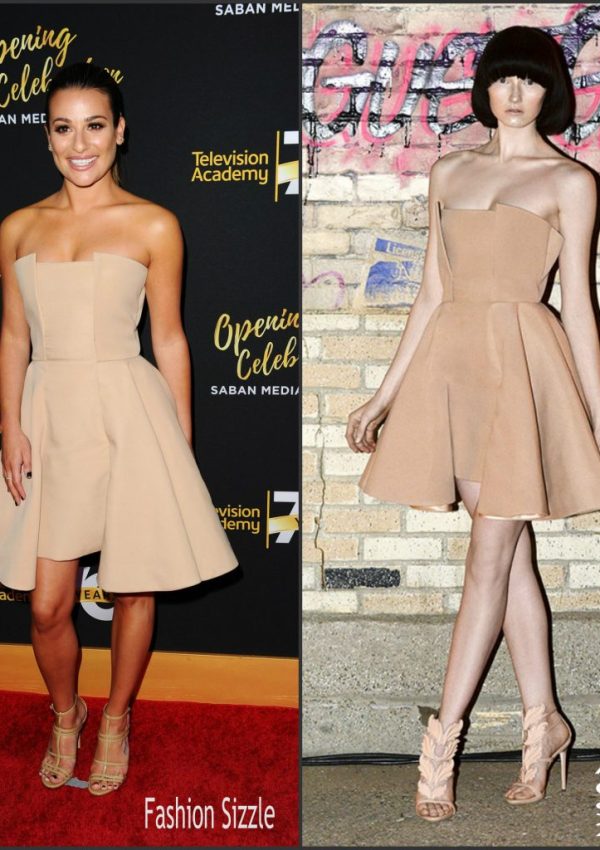 Lea Michele in August Getty at the Television Academy’s 70th Anniversary Celebration Gala