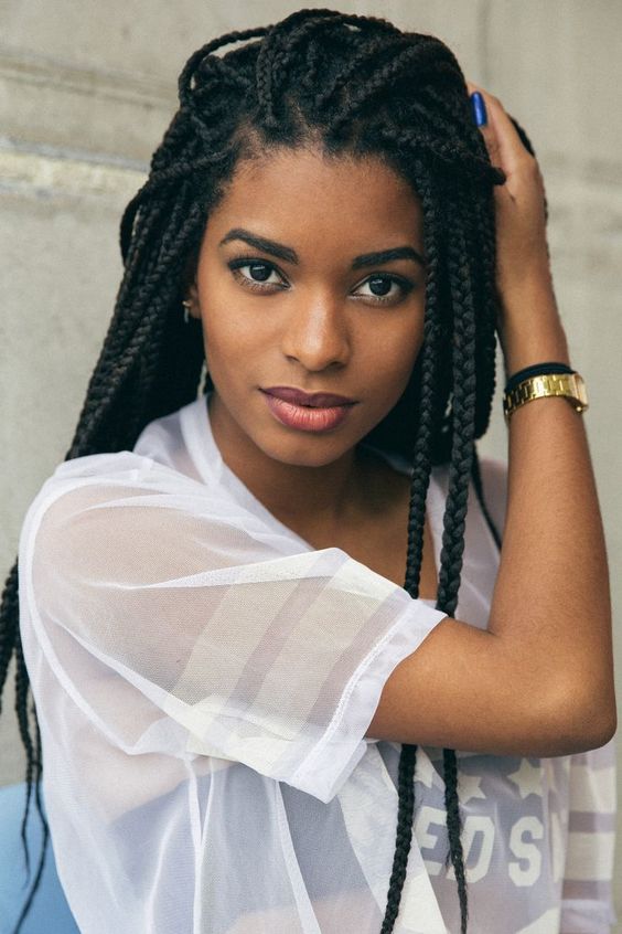 black -braided- hairstyles- to -wear