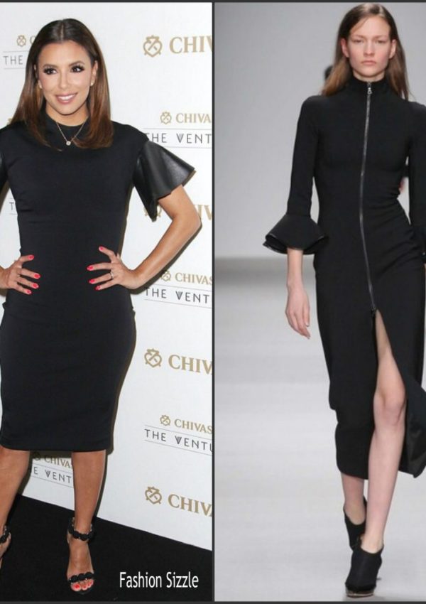 Eva Longoria  In David Koma  at Chivas event in New York