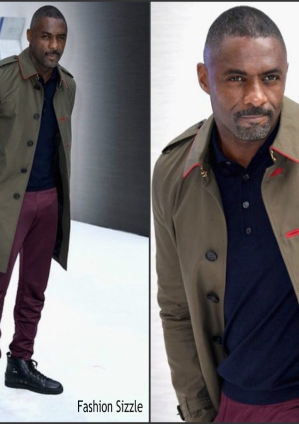 Idris Elba  in  Burberry   at  Star Trek Beyond  London Premiere