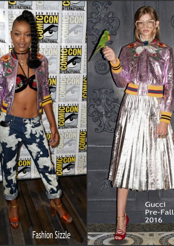 Keke Palmer  In Gucci  at the Scream Queens panel at Comic Con