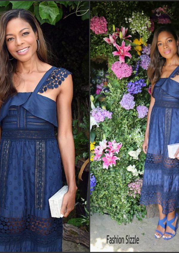 Naomie Harris in  Self-Portrait At  the Royal Salute Coronation Cup Polo in Windsor