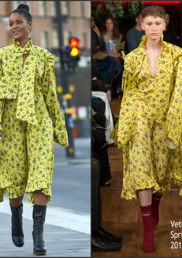 Rihanna in   Vetements  – Out In Sweden