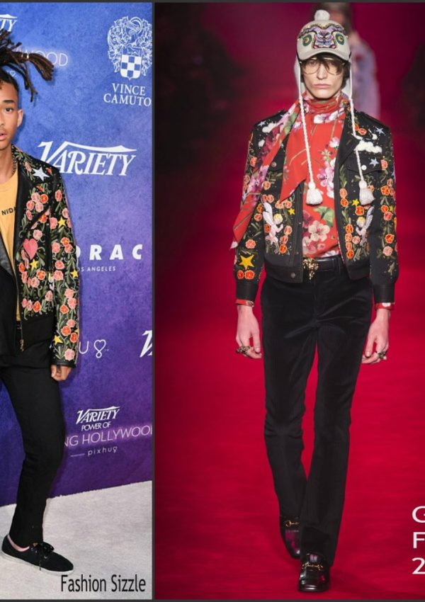 Jaden Smith in Gucci at the Variety Power of Young Hollywood Party