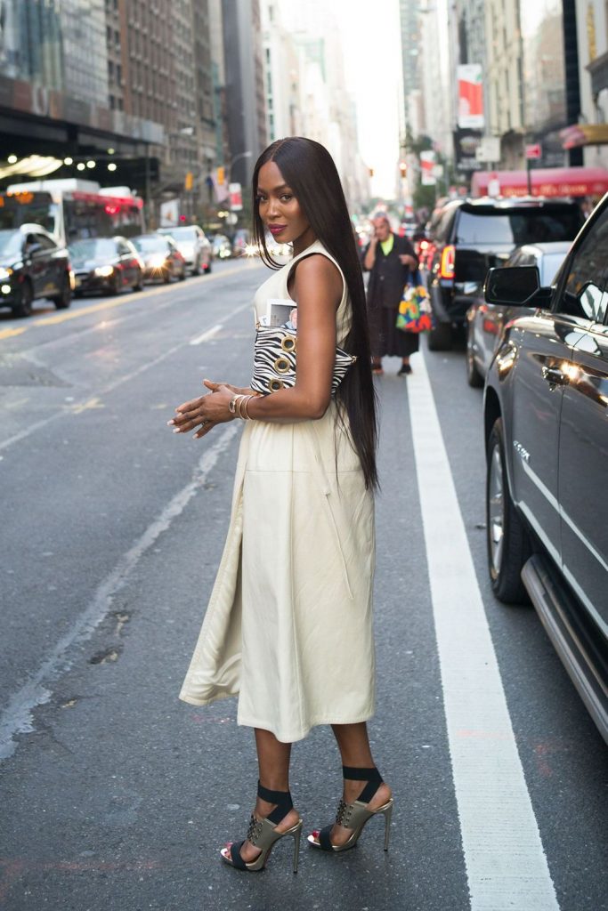 Naomi Campbell In Marc Jacobs At Bill Cunningham Memorial