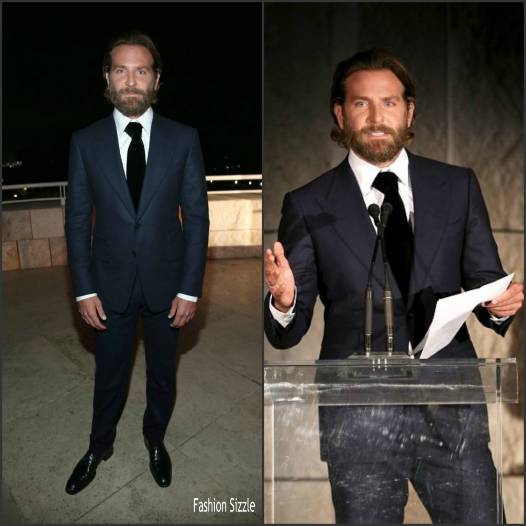 TOM FORD - Bradley Cooper in a TOM FORD Navy Blue Prince of