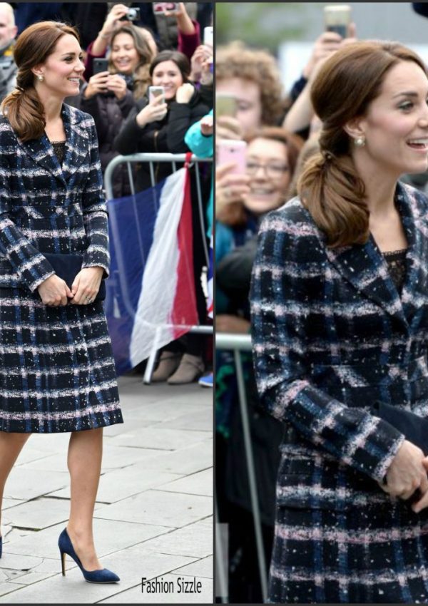 The Duchess of Cambridge  In  Erdem – Out In Manchester