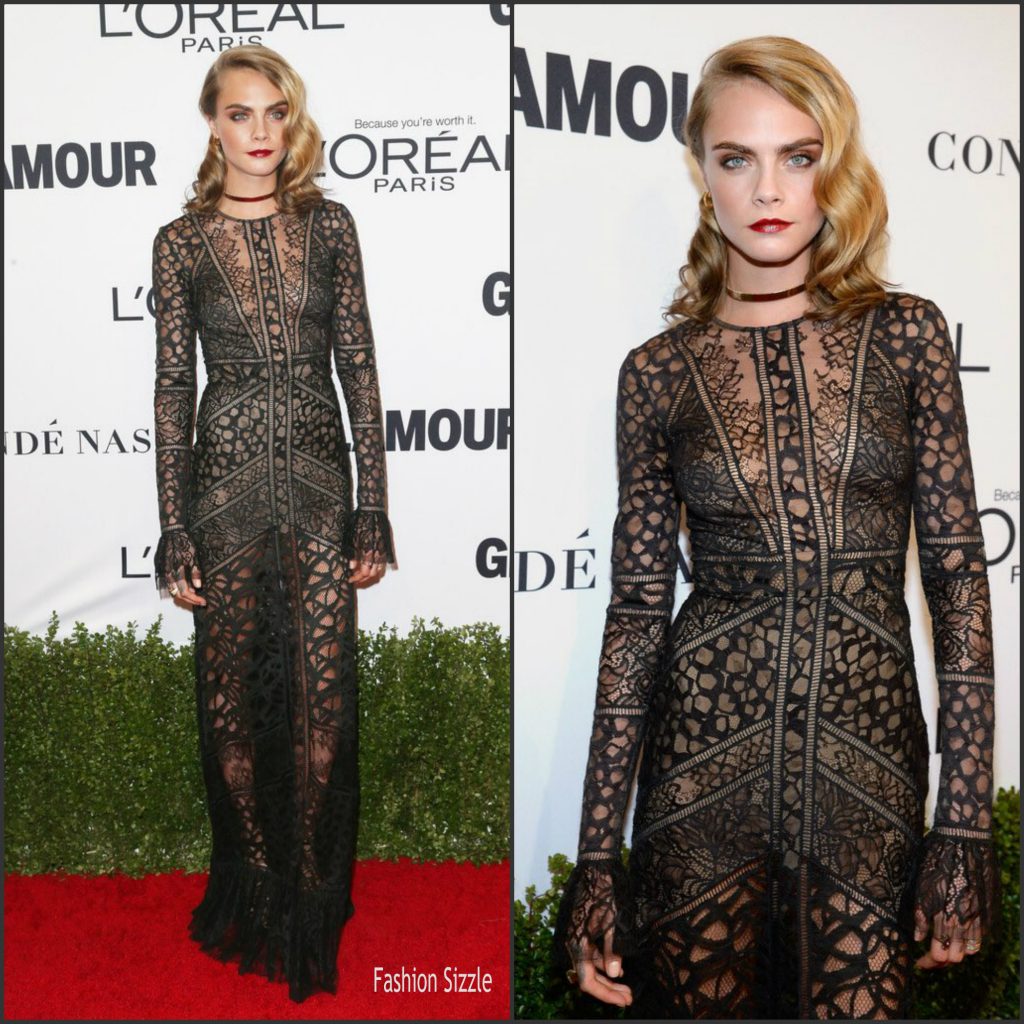 Cara Delevingne In Elie Saab At Glamour Women Of The Year 2016 ...